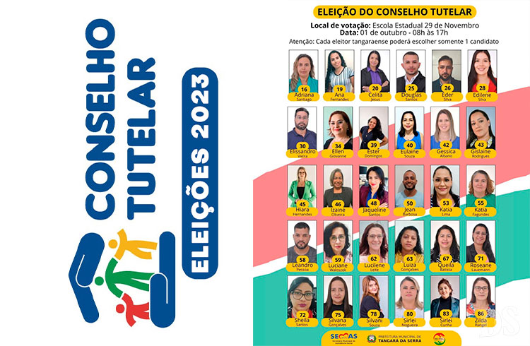 CONSELHO TUTELAR – 30 candidatos concorrem as vagas em Tangará da Serra