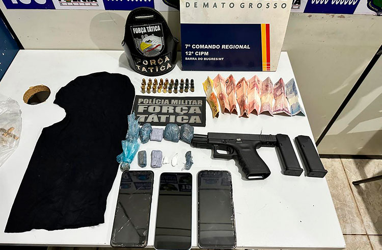 BARRA DO BUGRES – Tática prende ‘disciplina’ do PCC em ação de saturação contra crime organizado