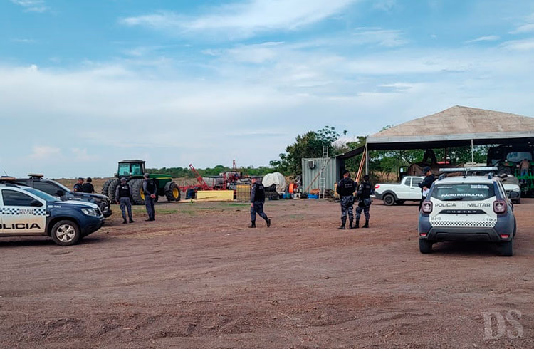 EM NOVO SÃO JOAQUIM – PM e Polícia Civil impedem invasão a fazenda no interior