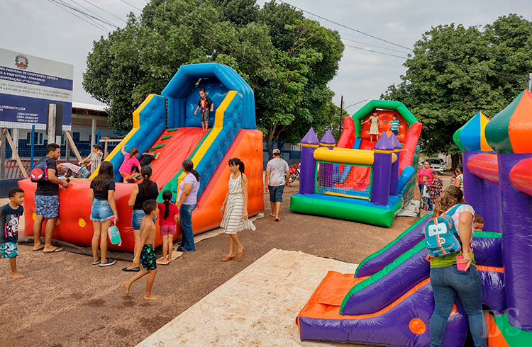 DIA DAS CRIANÇAS – Semana inicia com diversão no Progresso e Jardim dos Ipês