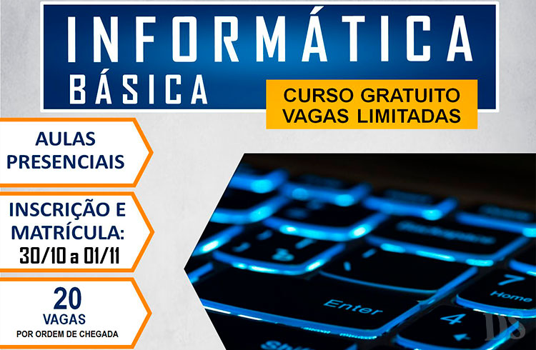 20 VAGAS – Escola Técnica Estadual de Tangará prepara curso de Informática Básica