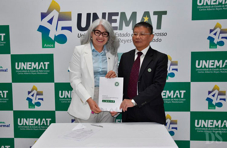 PARCERIA INTERNACIONAL – Unemat e universidade chinesa firmam intercâmbio