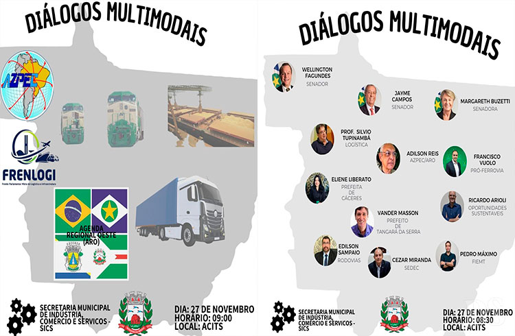 DIÁLOGOS MULTIMODAIS – Município promove discussão sobre multimodais para macrorregião Oeste-Sudoeste