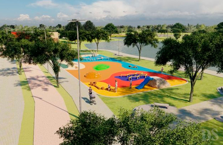 PARQUE CÓRREGO MUTUM – “É uma obra importante para essa região”, comemora prefeito