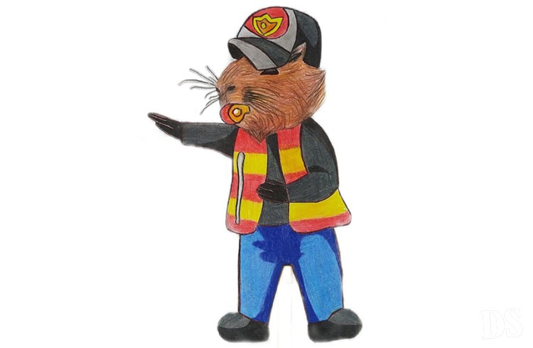TANGARÁ DA SERRA – ‘Capiguarda’ vence Concurso de Desenho do Mascote do Trânsito