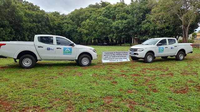Estado entrega camionetes à Empaer de Tangará atendendo Deputado Dr. João