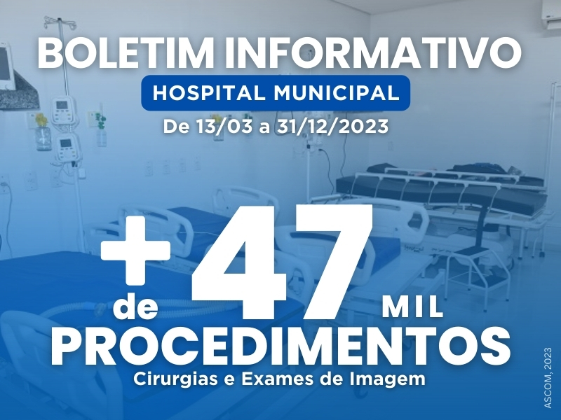 SAÚDE EM DESTAQUE - Hospital Municipal de Tangará da Serra realizou mais de 47 mil cirurgias e exames de imagem em 2023