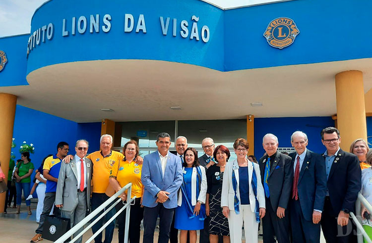 PATTI HILL – Presidente de Lions Internacional conhece trabalho do Instituto Lions da Visão, em Cuiabá