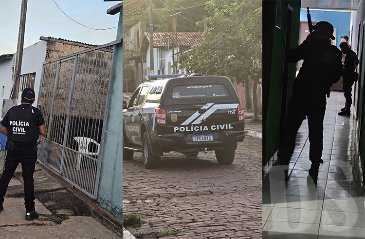 ASFIXIA/ERGA OMNES - Polícia Civil deflagra operação contra grupos criminosos que atuam no tráfico em Barra do Bugres