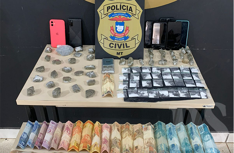 SEGUNDA FASE - Cinco pessoas foram presas na Operação Status Quo por tráfico e associação criminosa