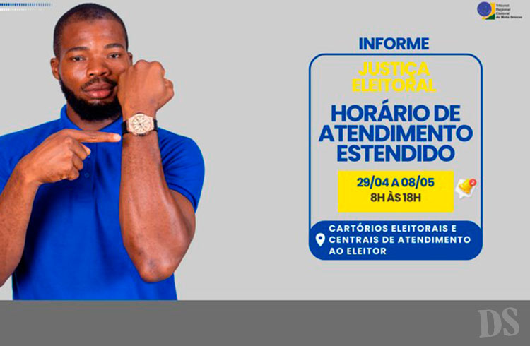 NA PRÓXIMA SEMANA – Cartórios Eleitorais passarão a atender das 8h às 18h