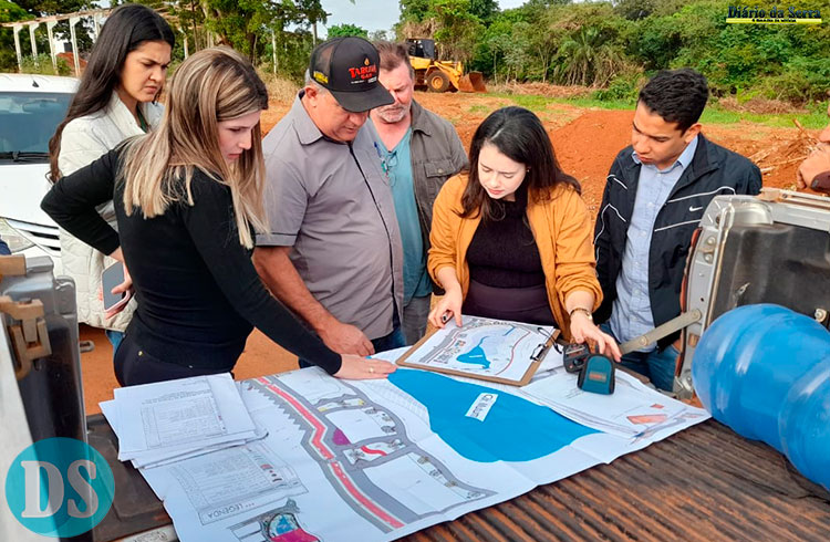 ÁREA DE LAZER – Obras do Parque Linear do Dona Júlia são retomadas após período chuvoso