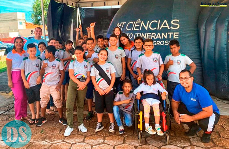Circuito Itinerante leva experiências para mais de 1,2 mil alunos de Tangará