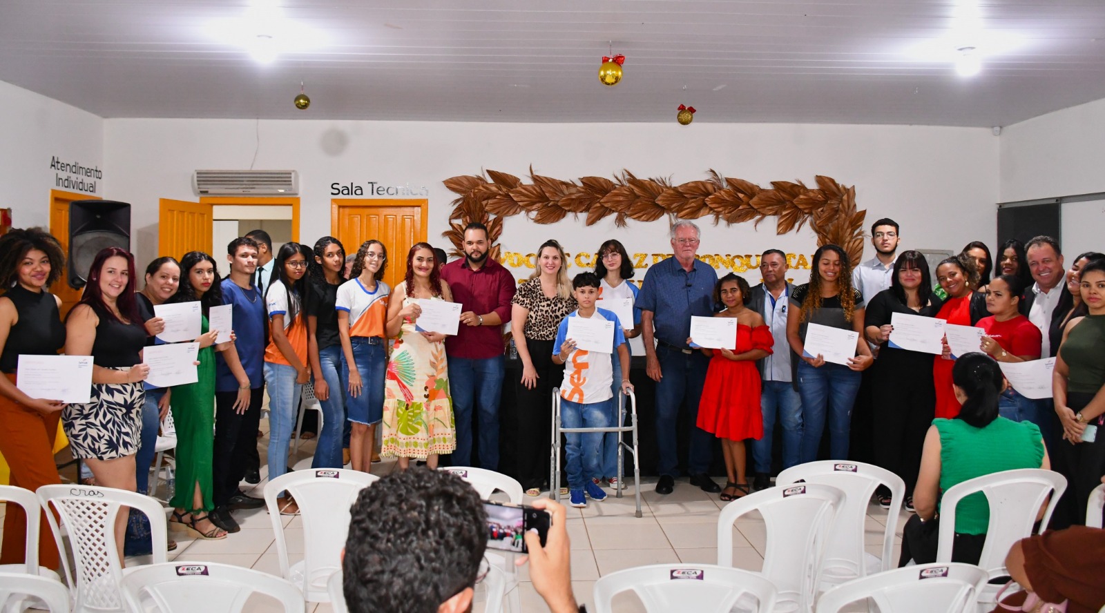 QUALIFICAÇÃO - Prefeitura de Nova Olímpia e Senac entregam certificados para turmas de cursos profissionalizantes