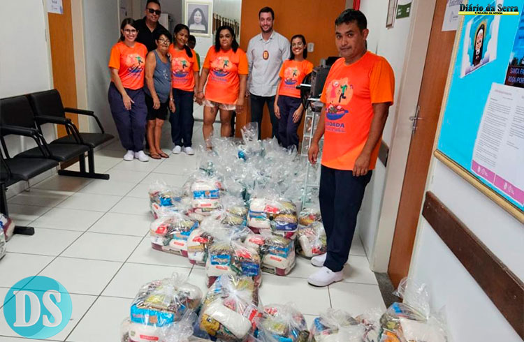 DIAMANTINO – Polícia Civil entrega a instituições filantrópicas cestas básicas que seriam entregues por facção