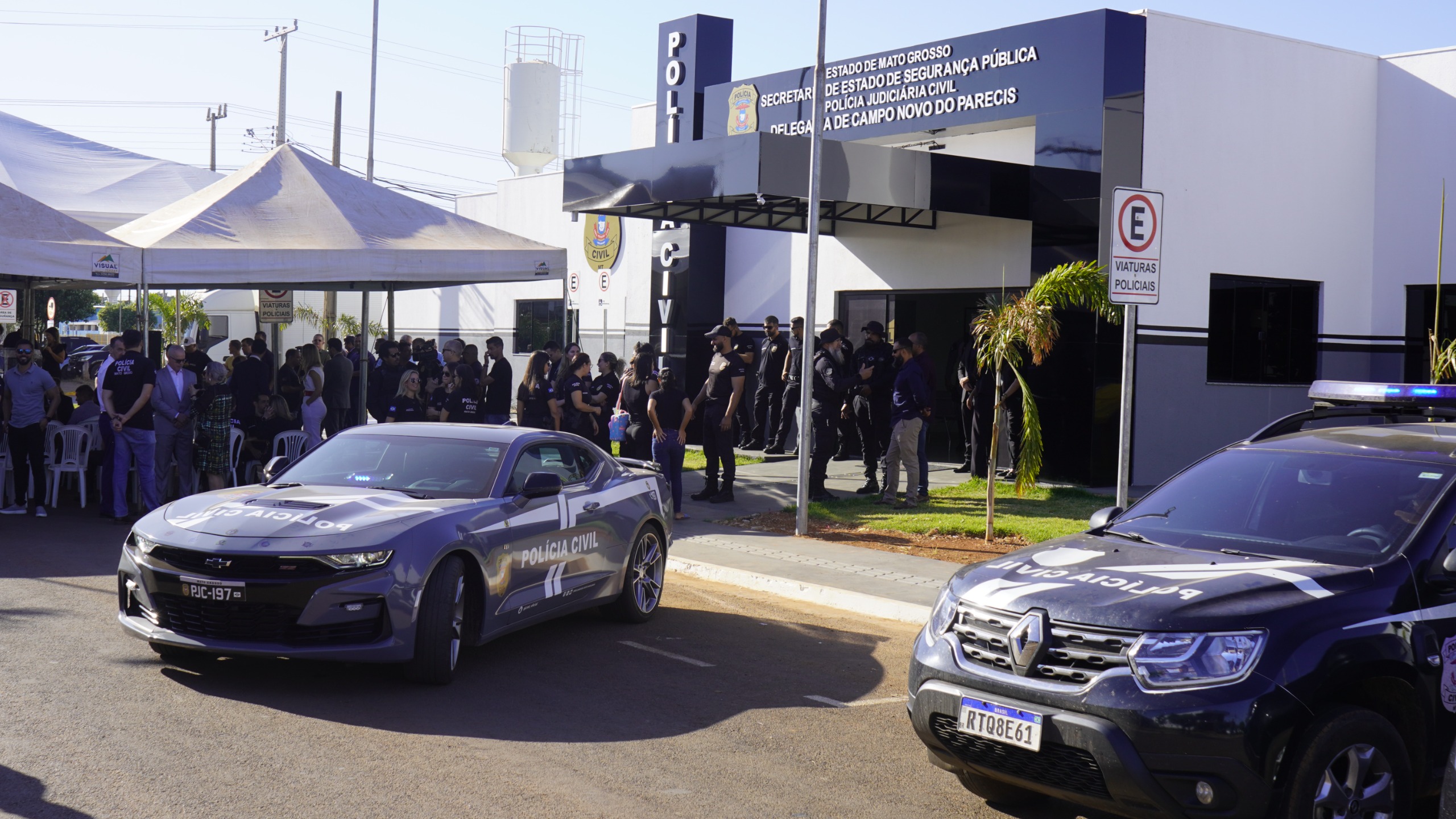 REFERÊNCIA EM MT - Nova Delegacia de Campo Novo do Parecis é inaugurada com estrutura ampla e moderna