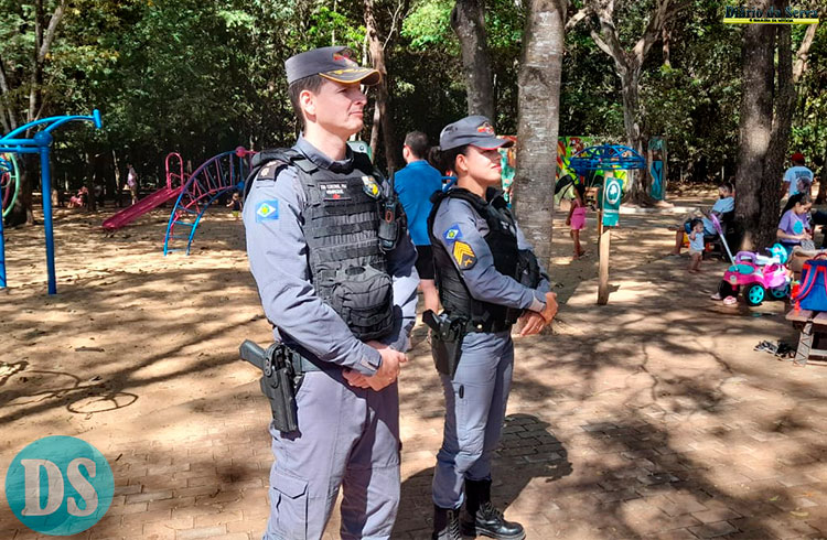 MAIS SEGURANÇA – Polícia Militar passa a realizar patrulhamento no Bosque Municipal Ilto Ferreira Coutinho