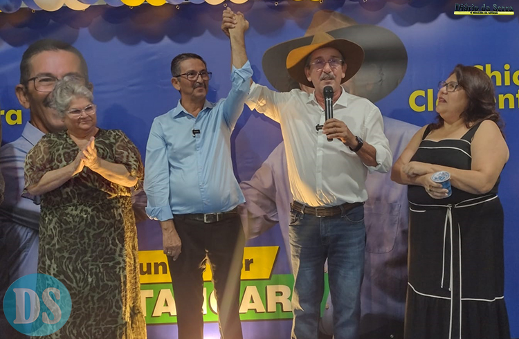 ELEIÇÕES 2024 - Em convenção, Fábio Junqueira e Chico Clemente confirmam pré-candidaturas à majoritária por Tangará da Serra