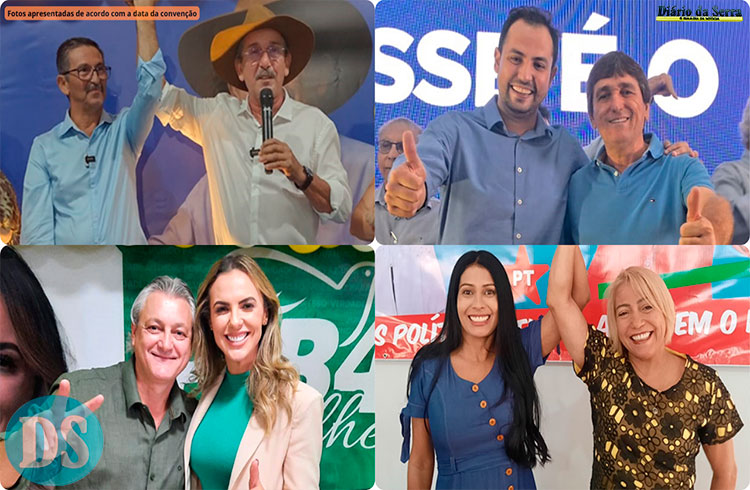 ELEIÇÕES MUNICIPAIS – Convenções definem quatro pré-candidaturas à majoritária em Tangará da Serra