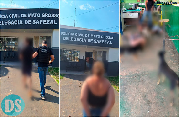 ROUBO MAJORADO – Trio envolvido em roubo a casa noturna em Sapezal é preso pela Polícia Civil