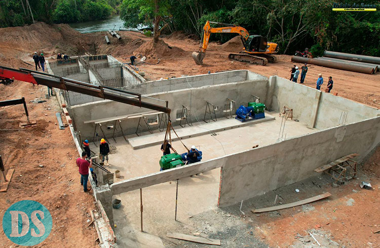 Município ultima preparativos para testes de captação de água do Sepotuba