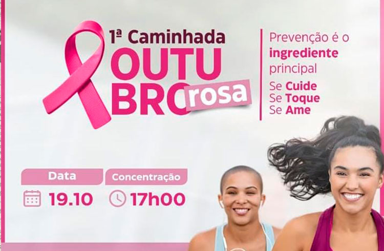 EM TANGARÁ DA SERRA – Primeira caminhada em conscientização ao Outubro Rosa será realizada no dia 19