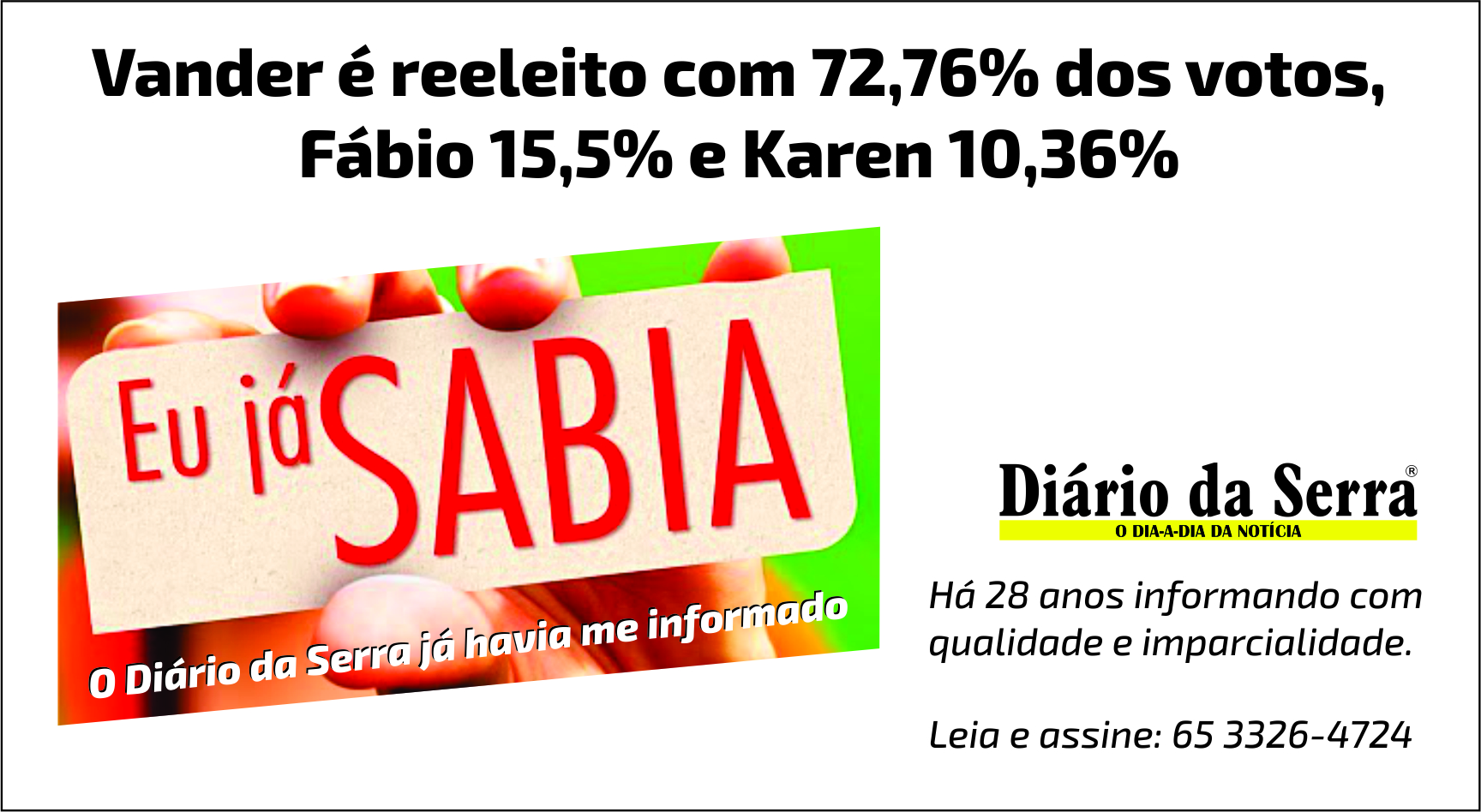 PESQUISA DS – Fábio Junqueira sofre nova derrota, a segunda na Justiça