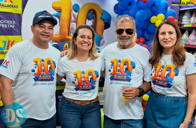TUDO PARA FESTAS – JK Embalagens completa dez anos fazendo o que faz de melhor, festa