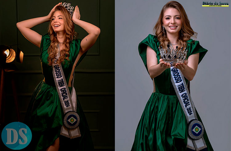 MARIA EDUARDA BEUTINGER – Jovem de Tangará da Serra representará Mato Grosso no Miss Brasil Teen 2025