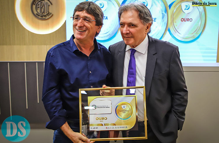 Prefeitura de Tangará da Serra recebe Selo Ouro de qualidade da transparência pública