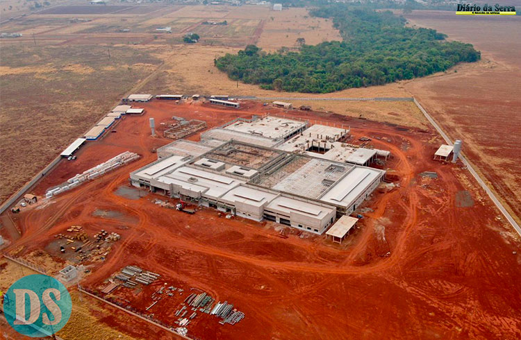 Hospital Regional de Tangará da Serra está com 41% da obra realizada