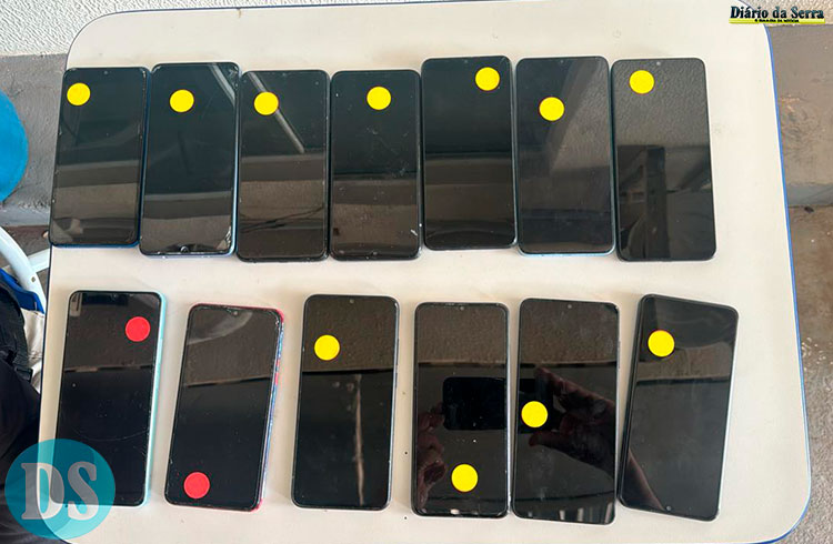TOLERÂNCIA ZERO - Polícia Penal apreende mais 28 celulares em unidades prisionais durante as primeiras ações de 2025
