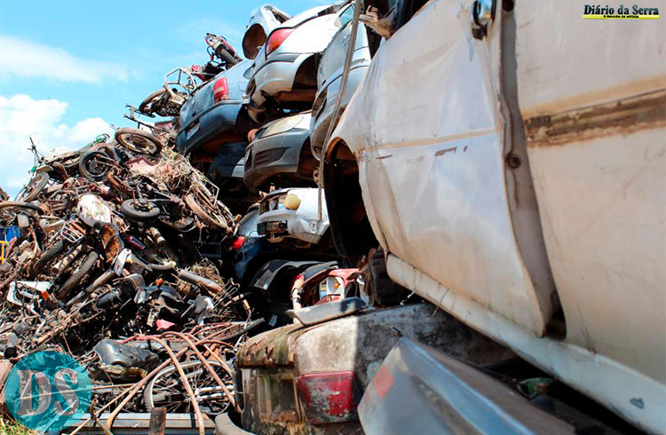 LIMPA PÁTIO – Detran reciclou mais de 56 mil veículos em todo o Estado em seis anos