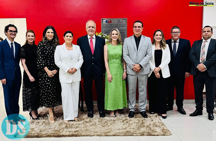 TRIÊNIO 2025/2027 – Wanessa Franchini é empossada presidente da 10ª Subseção da OAB de Tangará