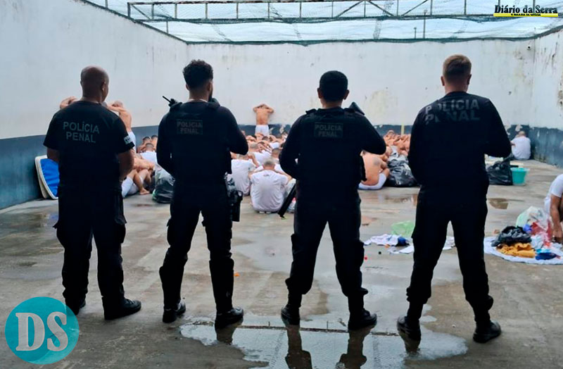 TOLERÂNCIA ZERO – Polícia Penal realiza operação simultânea em unidades prisionais de todo Estado