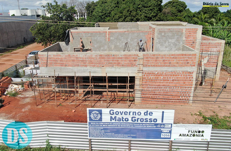 EM CONSTRUÇÃO – Sede da Unidade Regional da Sema em Tangará da Serra será inaugurada no próximo semestre