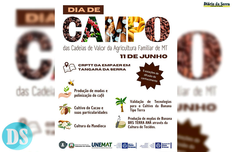 FORTALECIMENTO DE CULTURAS - Empaer prepara Dia de Campo para apresentar cadeias produtivas