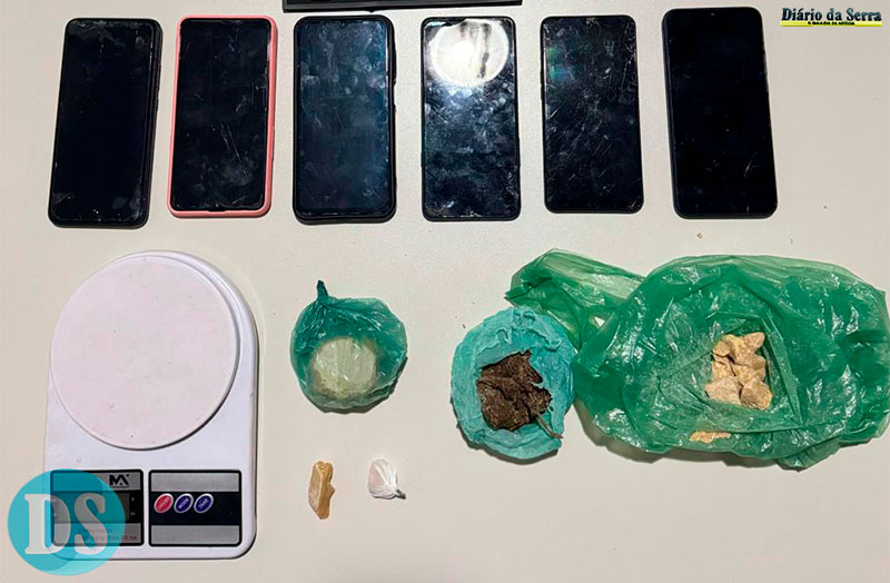 RESERVA DO CABAÇAL – Quadrilha é detida em flagrante pela Polícia Militar por tráfico de drogas