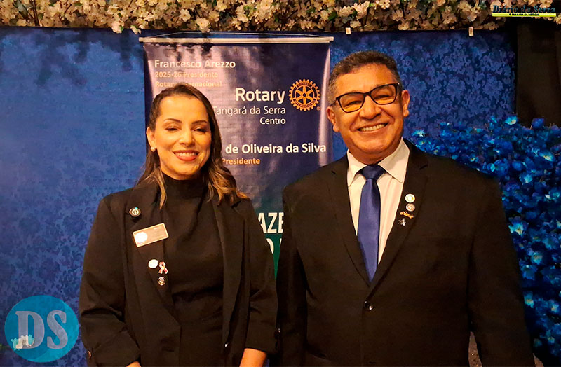 ANO ROTÁRIO 2025/2026 - Nilciele Pego assume presidência do Rotary Tangará da Serra Centro
