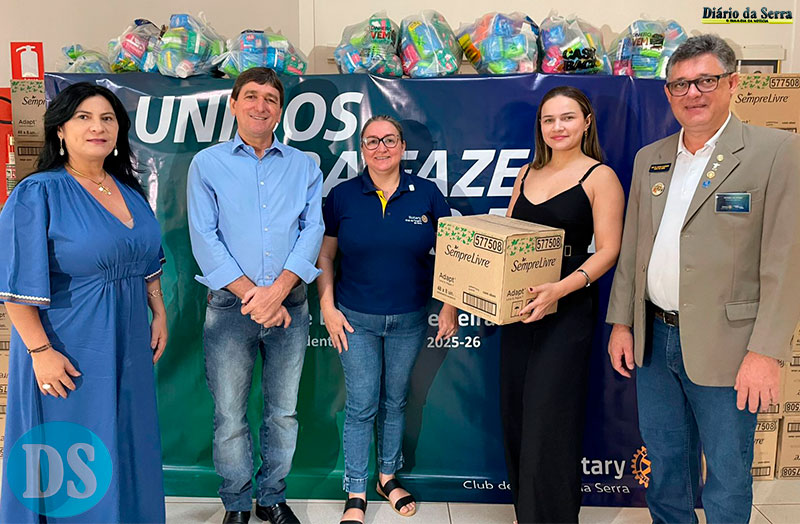DIGNIDADE MENSTRUAL – Rotary Tangará da Serra entrega mais de 81 mil unidades de absorventes a alunas da rede municipal