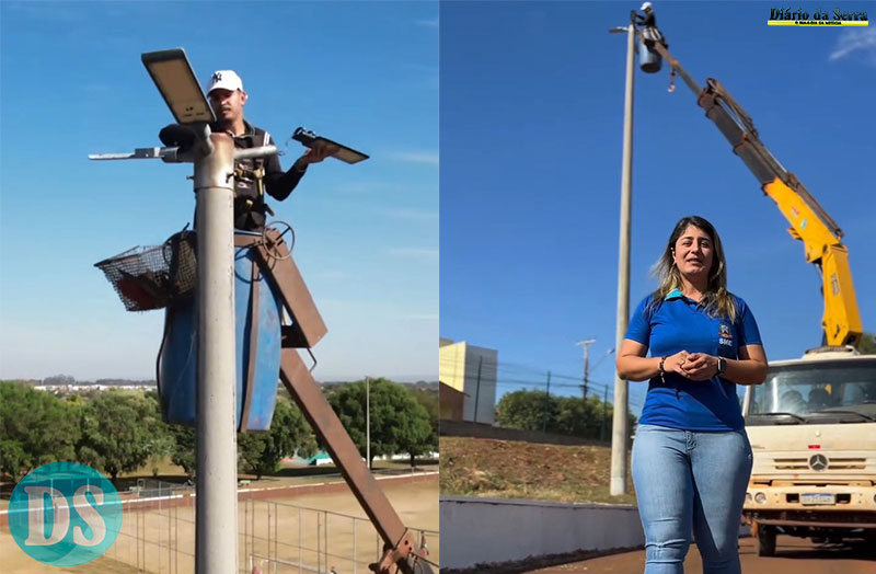 Vila Olímpica de Tangará da Serra recebe reforço na iluminação