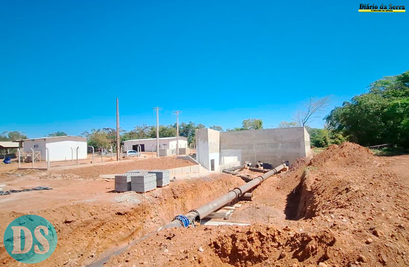 RECURSOS HÍDRICOS – Obras de captação do Rio Sepotuba se aproximam da conclusão