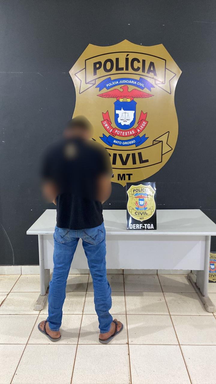 TANGARÁ DA SERRA - Derf prende autor de furtos em obras no Jardim Buritis; Polícia Civil cumpre mandado de prissão