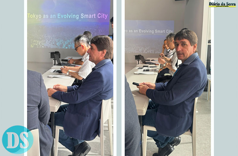 Preferência global - Em busca de inovações em sustentabilidade, prefeito Vander Masson Visita Toyosu, Japão