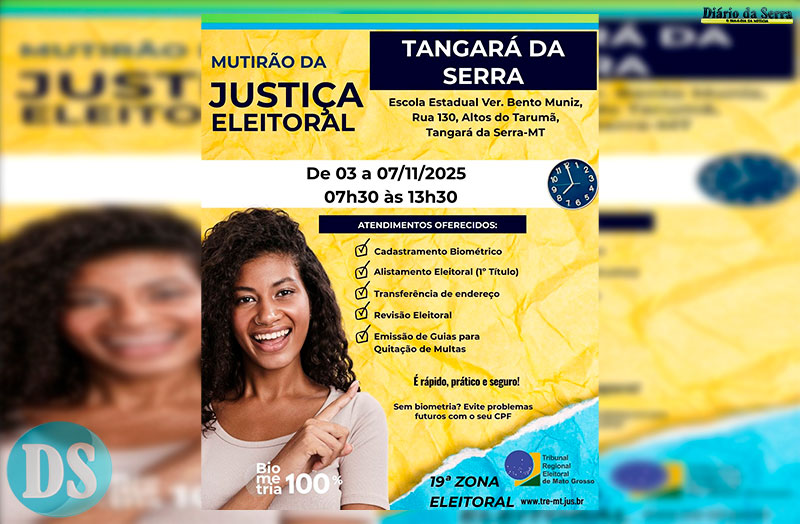 CIDADANIA – Justiça Eleitoral promove atendimento para regularização de títulos na Escola Bento Muniz