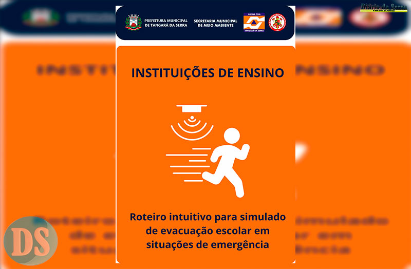 DEFESA CIVIL NA ESCOLA – Defesa Civil e Bombeiros iniciam treinamento de evacuação em escolas municipais