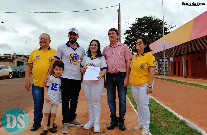 CÍNTIA GODRIM - Governadora do Distrito LB-4 visita Lions e Leo Clubes de Tangará da Serra