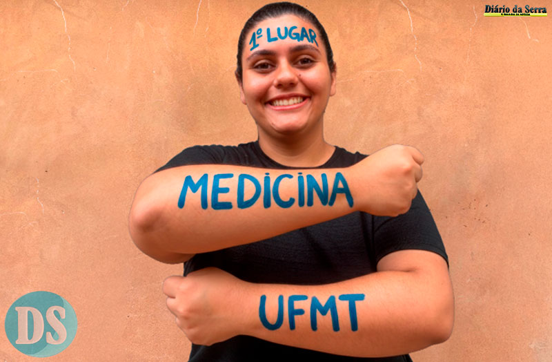 SONHO CONQUISTADO – Estudante da rede estadual em Tangará passa em 1º lugar para Medicina na UFMT