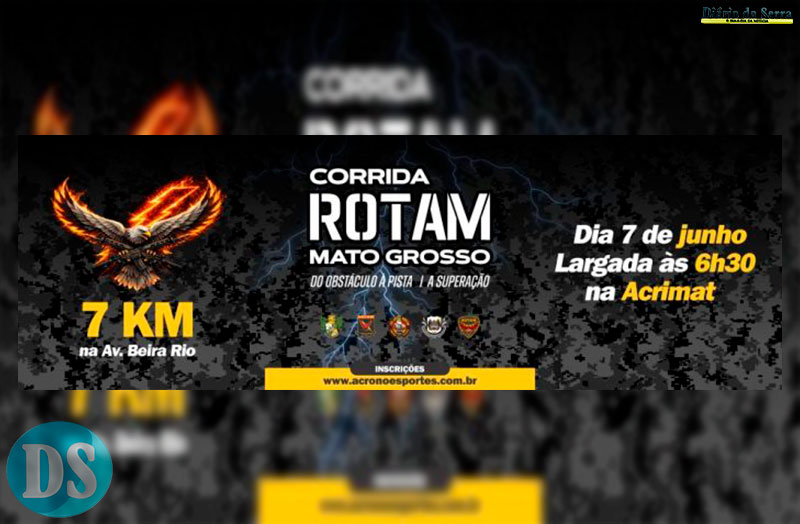 EM JUNHO – Inscrições abertas para a Corrida Rotam Mato Grosso