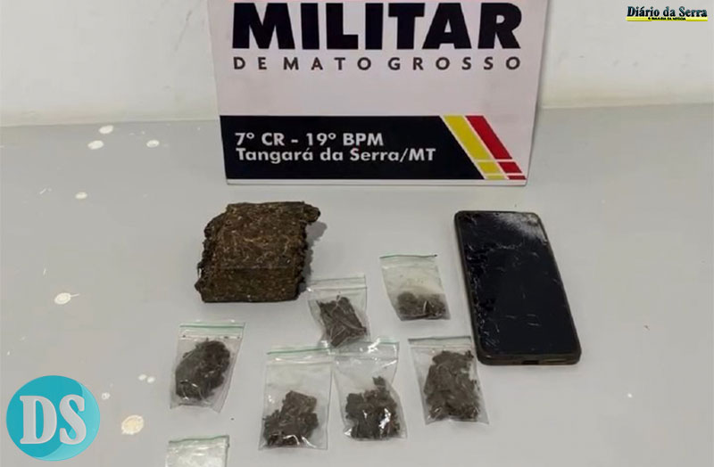 TOLERÂNCIA ZERO – PM apreende drogas e detém suspeito durante operação no bairro Bela Vista